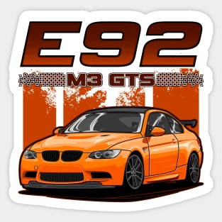 E92 M3 GTS Sticker